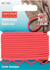 Fil élastique 2,5mm rouge 3m Fil élastique 2,5mm rouge 3m