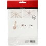 Mini Kit DIY - macram cristal de glace/flocon de neige
