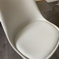Image client Tissu d'ameublement Vinyle / Cuir artificiel Blanc crème - 140 cm