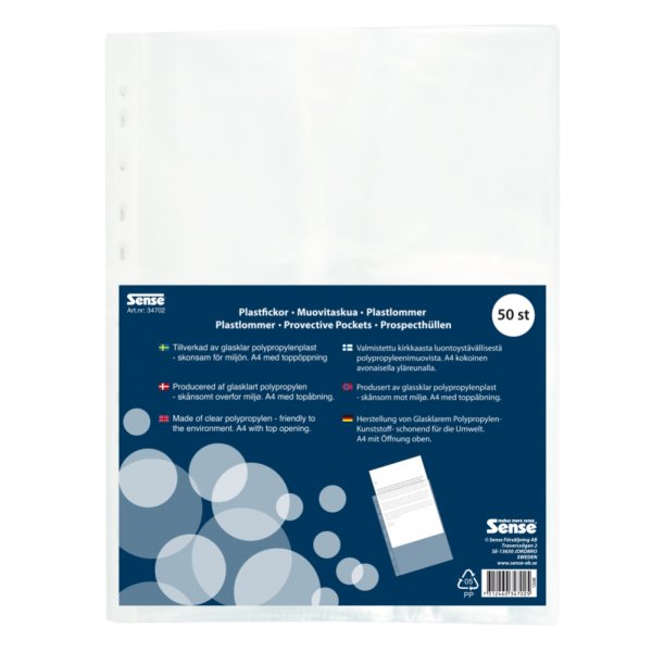 Pochettes en plastique 50-P