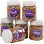 Mlange de perles - couleurs mlanges - 6 x 700 ml