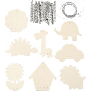 Carillons éoliens - Bois - 24 pcs Carillons éoliens - Bois - 24 pcs