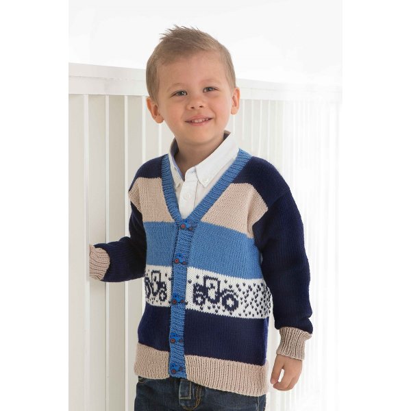 Patron tricot - Cardigan (1410-15)
