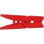 Mini pinces  linge - rouge - 36 pcs