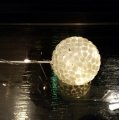 Image client Boule en plastique 100 mm - transparente séparable avec trous (PS)