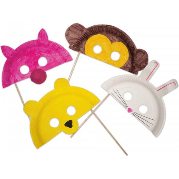 Assiettes en carton 50 pices