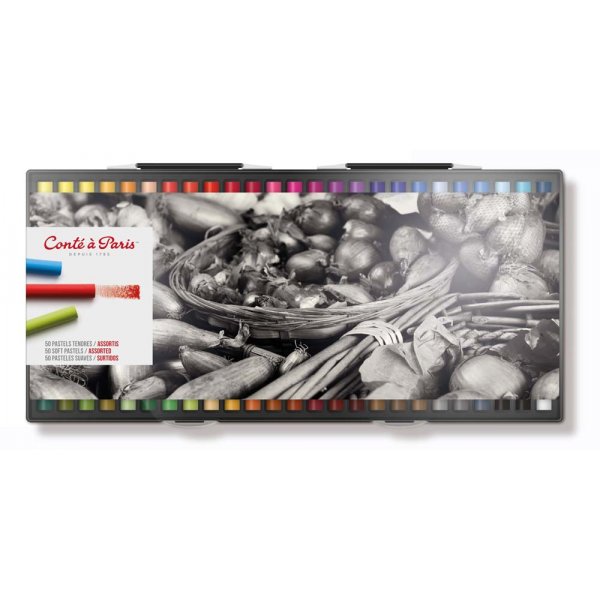 Pastel sec "Soft" Cont  Paris - 50 crayons