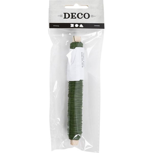 Fil en bobine - vert - 50 m