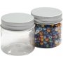 Pot en plastique avec couvercle - 50 ml - 10 pcs