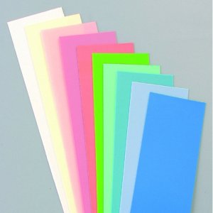 Plaque de cire 200 x 50 x 0,5 mm - mélange pastel paquet de 10 Plaque de cire 200 x 50 x 0,5 mm - mélange pastel paquet de 10
