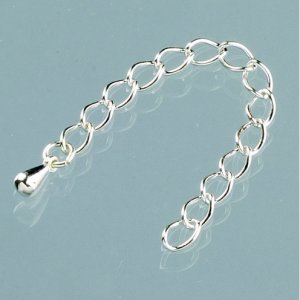 Bracelet réglable l 6 cm - plaqué argent 2 pcs Bracelet réglable l 6 cm - plaqué argent 2 pcs