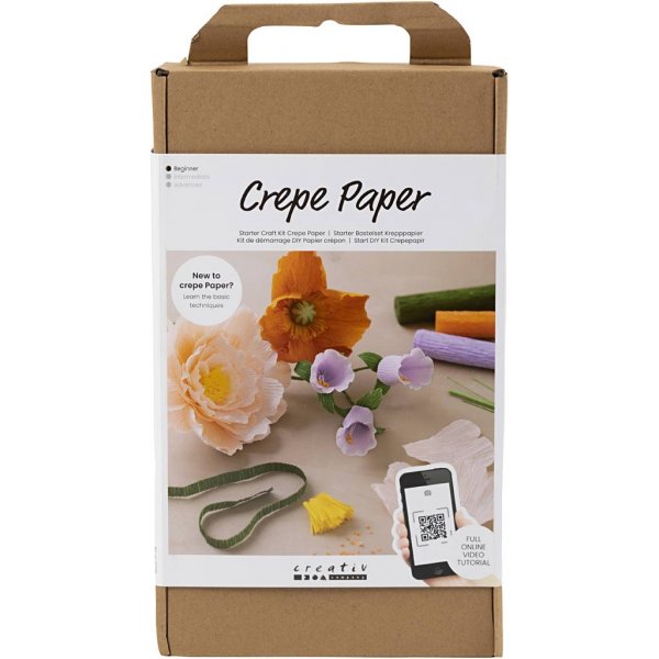 Start DIY Kit Papier crpon - couleurs mlanges