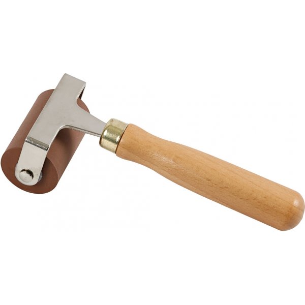 Rouleau en caoutchouc/rouleau linoléum - 4,9 cm Rouleau en caoutchouc/rouleau linoléum - 4,9 cm