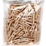 Pinces  linge - 25 x 3 mm - 100 pcs