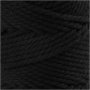 Fil macram - noir - 4 mm - 55 m