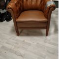 Image client Simili cuir nappa Rouge-marron - 140 cm