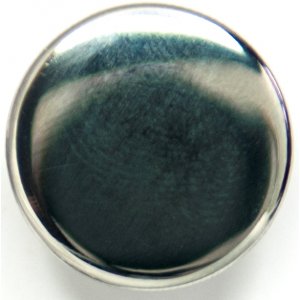 Bouton Rond 1 trou 15 mm 4pcs - Argent Bouton Rond 1 trou 15 mm 4pcs - Argent