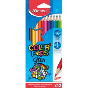 Set de crayons de couleur - Maped - Color´Peps 12-pack Set de crayons de couleur - Maped - Color´Peps 12-pack
