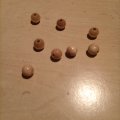 Image client Perles en bois 8 mm - naturelles 80 pcs. diam�tre du trou 2,3 mm