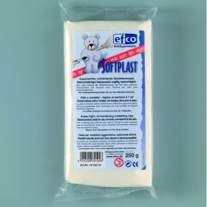 Softplastic - blanc 250 g séchage à l'air Softplastic - blanc 250 g séchage à l'air