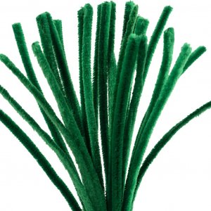 Cure-pipes vert foncé, 25 pièces, 30 cm Cure-pipes vert foncé, 25 pièces, 30 cm