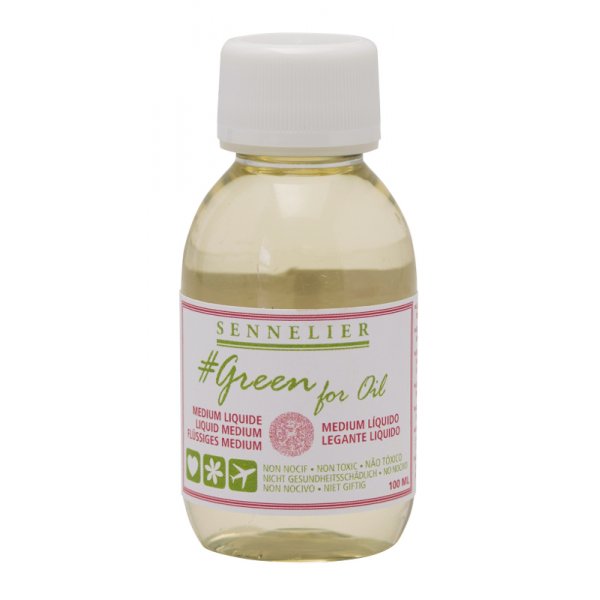 Mdium huile Sennelier Greenforoil - Mdium Liquide