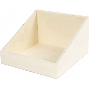 Boîte de présentation - bois - 19,5 x 19,5 cm Boîte de présentation - bois - 19,5 x 19,5 cm