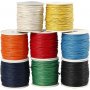 Cordon en coton - couleurs mlanges - 8x40 m