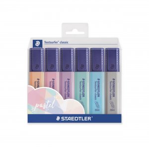 Stylo marqueur Textsurfer Classic Pastel - 6 stylos Stylo marqueur Textsurfer Classic Pastel - 6 stylos