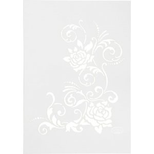 Pochoir - fleurs - A4 Pochoir - fleurs - A4