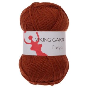 Fil Viking Fröya 50g - Marron (253) Fil Viking Fröya 50g - Marron (253)