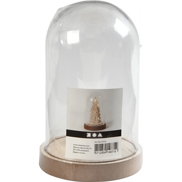 Coupe sur socle en bois - 11 cm