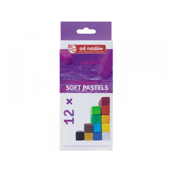 Création artistique pastel tendre - 12 crayons
