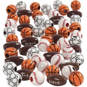 Perles de sport - couleurs mélangées - 45 g Perles de sport - couleurs mélangées - 45 g