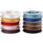Cordon polyester - couleurs mlanges - 10 x 50 m