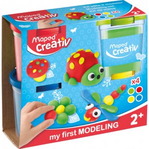 Set d'argile - Maped - Pat´Dough 4 pots (2+ ans) Set d'argile - Maped - Pat´Dough 4 pots (2+ ans)
