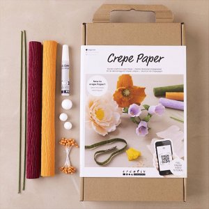 Start DIY Kit Papier crépon - couleurs mélangées Start DIY Kit Papier crépon - couleurs mélangées