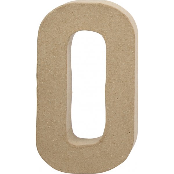 Lettre en carton - O - 5 cm