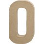 Lettre en carton - O - 5 cm