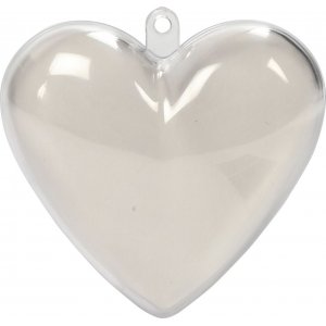 Coeur déco - transparent - 10 pcs Coeur déco - transparent - 10 pcs