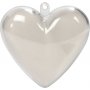 Coeur dco - transparent - 10 pcs