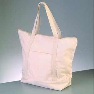 Articles en coton 43 x 34 cm - Sachet en coton naturel 350g/m² avec fermeture éclair Articles en coton 43 x 34 cm - Sachet en coton naturel 350g/m² avec fermeture éclair