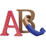 Lettre - 13 x 2 cm - A