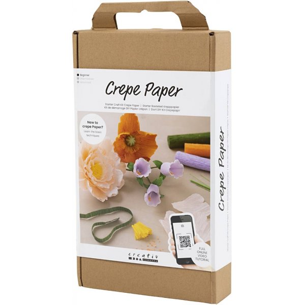 Start DIY Kit Papier crpon - couleurs mlanges