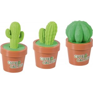 Taille-crayon - avec gomme - cactus Taille-crayon - avec gomme - cactus