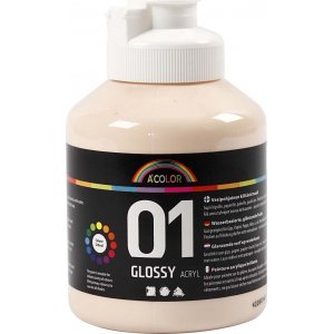 Peinture scolaire - Acrylique - ivoire - brillante - 500 ml Peinture scolaire - Acrylique - ivoire - brillante - 500 ml