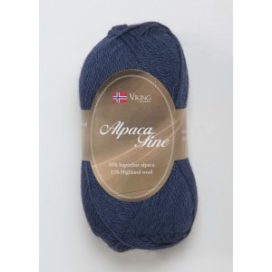 Fil Viking Alpaca Fine 50g - Marine (627) Fil Viking Alpaca Fine 50g - Marine (627)