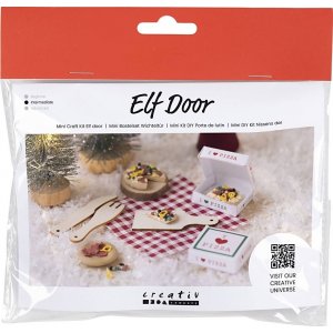 Mini Kit DIY Porte du Père Noël - Pizza Mini Kit DIY Porte du Père Noël - Pizza