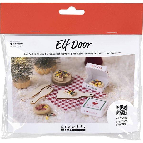 Mini Kit DIY Porte du Pre Nol - Pizza