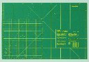 Tapis d'écran en plastique vert échelle cm/pouce 45 cm 30 cm Tapis d'écran en plastique vert échelle cm/pouce 45 cm 30 cm